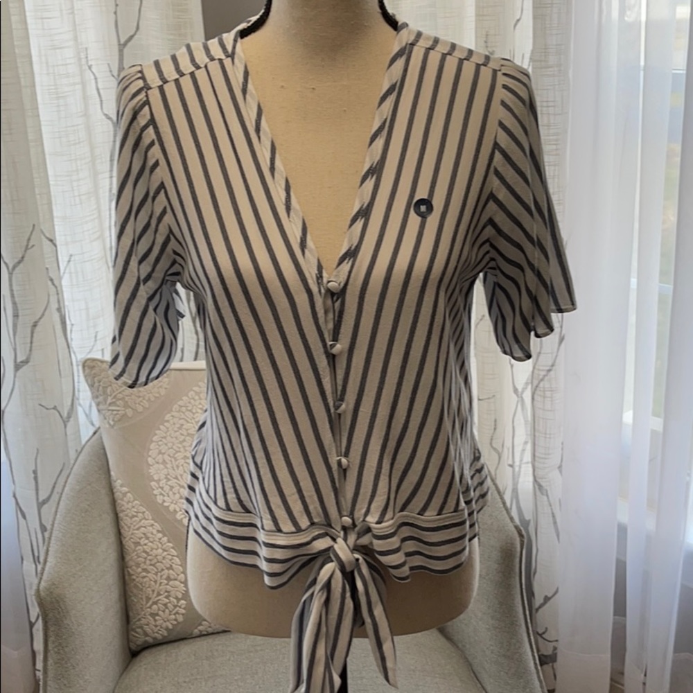 NWT Abercrombie & Fitch Striped Blouse